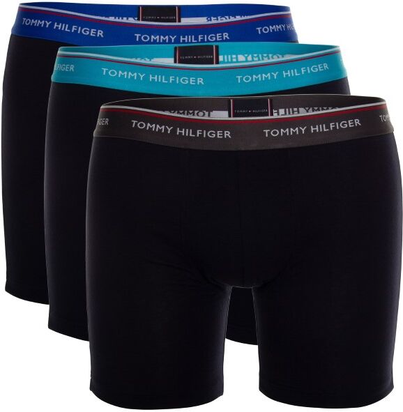 Tommy Hilfiger 3 pakkaus Premium Essentials Boxer Brief - Black/Blue  - Size: UM0UM016430UA - Color: musta/sin