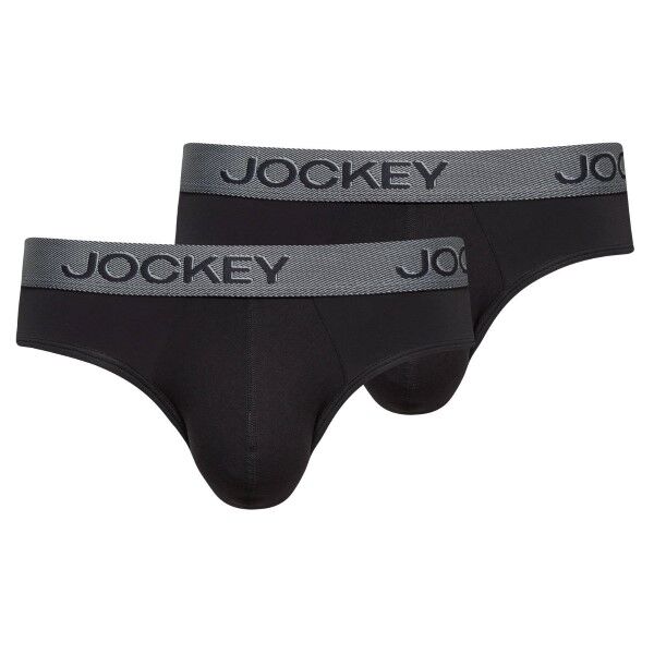 Jockey 2 pakkaus 3D Innovations Brief 3XL - Black  - Size: 22152422 - Color: musta