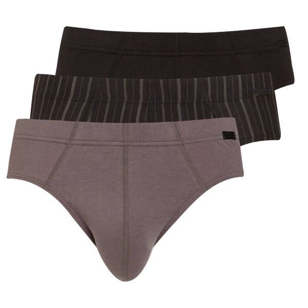 Jockey 3 pakkaus Cotton Plus Brief 3XL - Grey  - Size: 25002413 - Color: harmaa