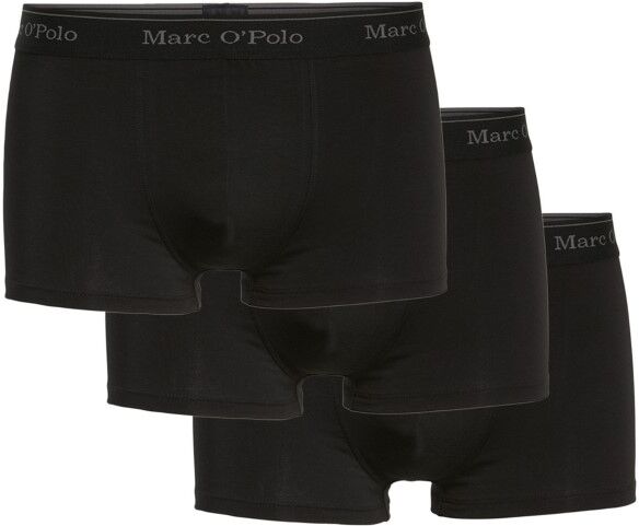 Marc O'Polo Marc O Polo Cotton Trunks 3 pakkaus - Black  - Size: 154606 - Color: musta