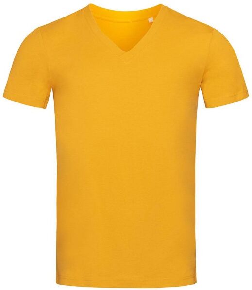 Stedman James Organic Men V-Neck - Yellow  - Size: ST9210 - Color: keltainen