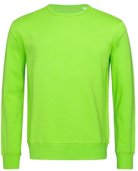 Stedman Sweatshirt Men Long Sleeve - Limegreen  - Size: ST5620 - Color: limetinvihr.