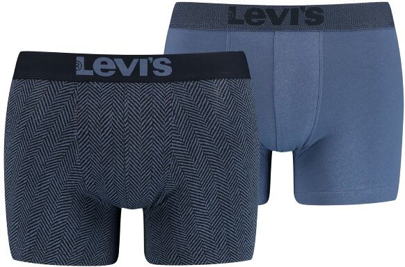 Levis 2 pakkaus Base Herringbone Boxer - Blue  - Size: 100000511 - Color: sininen