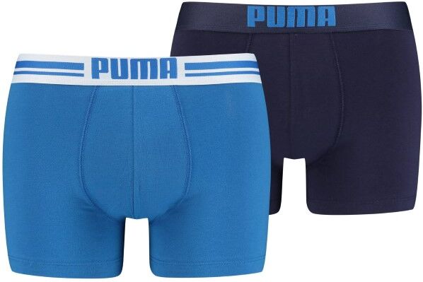 Puma 2 pakkaus Everyday Placed Logo Boxer - Blue  - Size: 651003001 - Color: sininen