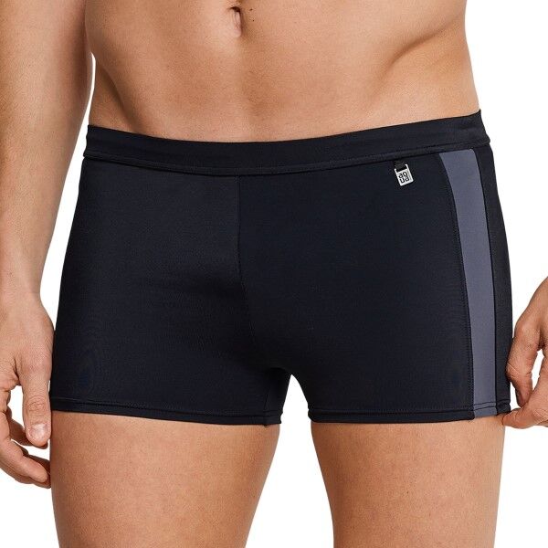 Schiesser Aqua Swim Trunks - Black  - Size: 141058 - Color: musta