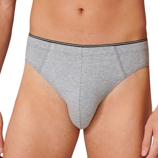 Schiesser 95-5 Organic Cotton Mini Brief - Grey  - Size: 173807 - Color: harmaa