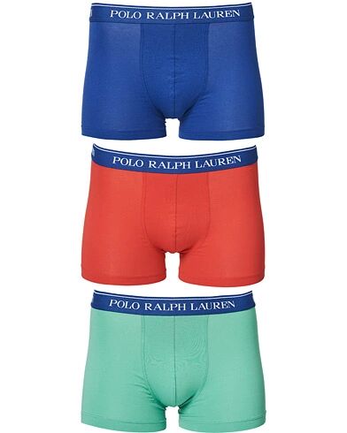 Ralph Lauren 3-Pack Trunk Navy/Red/Green