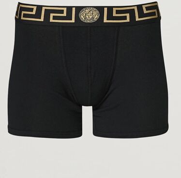 Versace Greca Boxer Briefs Black