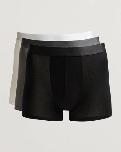 CDLP 3-Pack Boxer Briefs Black/Sky Grey/White