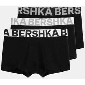 Bershka Lot 3 Boxers Taille Large Imprime Homme M Noir