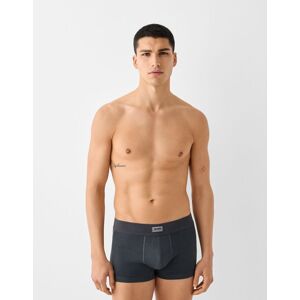 Bershka Lot 2 Boxers Effet Délavé Homme L Gris Foncé - Publicité