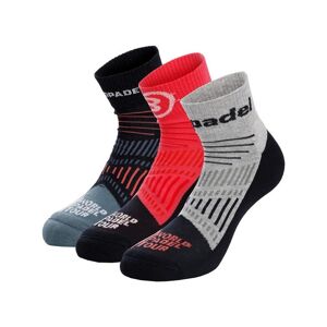 Bullpadel WPT Technical Socks 3-pack Multicolour, M (38-41)