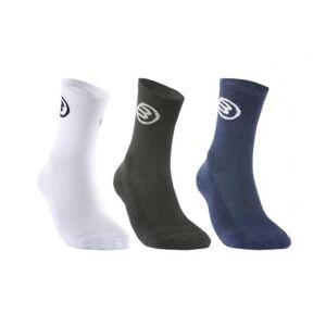 Bullpadel Socks 3-pack Black/White/Navy, S