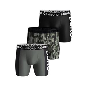 Björn Borg Performance Boxer Black/Grey/Pattern, L