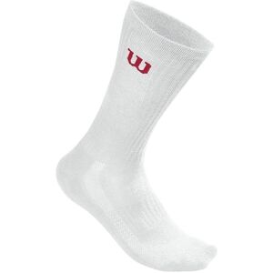 Wilson Crew Socks x3, Vit strumpa