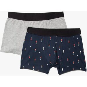 Boxer homme avec motifs babyfoot (lot de 2) - S - marine - GEMO marine