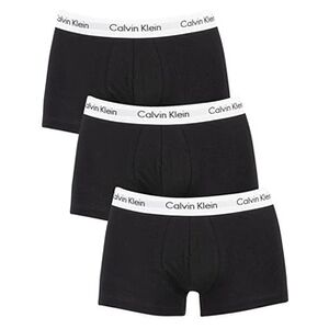 Calvin Klein Homme Paquet de 3 troncs de faible hauteur, Noir - Publicité