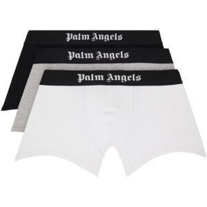 Palm Angels Ensemble de trois boxers multicolore à logos - XL - Publicité