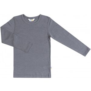 - Kid's Blouse with L/S - Sous-vêtement mérinos taille 120, gris