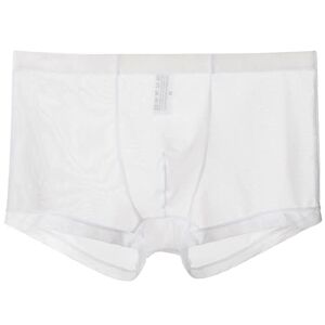 lclvld Boxer Sexy pour Hommes Pantalons Transparents Transparents sous-v괥ments Lingerie Sexy sous-v괥ments Transparents,Blanc,L - Publicité