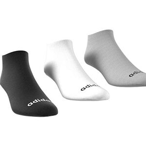 Adidas Low Cut 3PP Socks Unisex-Adult, Medium Grey Heather/White/Black, S - Publicité