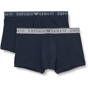 Emporio Armani Stretch Cotton Endurance 2-Pack-Trunk, Marine/Marine, L (Lot de 2) Homme - Publicité