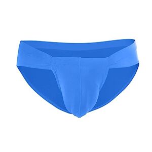 Generic Sous-vêtements sexy pour homme Confortables et respirants En microfibre Taille basse Slip tanga élastique, bleu, XXXL - Publicité