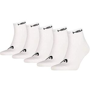 HEAD Mixte Quarter Chaussettes, Blanc, 35-38 EU - Publicité