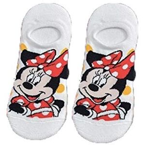 WAY2BB Chaussettes blanche Minnie Mouse 35 a 42 Chaussettes Extensible Chaussettes Adulte Cadeau Femme Cadeau Disney Cadeau Noel - Publicité