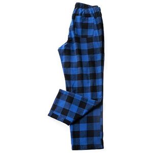 LAPASA Pantalon de Pyjama Homme Bas de Pyjama à Carreaux 100% Pur Coton/Flanelle Doux Chaud Ultra Léger Confortable M38&M39, Coton Flanelle (Carreaux Noir & Bleu), XXL (Tour de taille : 111-116cm) - Publicité