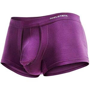 LAOSU Boxer Homme Calecon Slip Gainant Ziki Sou Bretelle Soie Canard Manche Longue Suspensoir Thermique Moche Vetements Responsables Soldés Banane Troué Pétrone Beau Ouverts Sexie Violet 3XL - Publicité