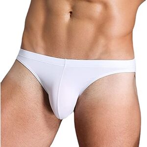 Faringoto Slip ultra léger et respirant Ice Silk pour homme en micro maille respirante pour se détendre la nuit, blanc, L - Publicité