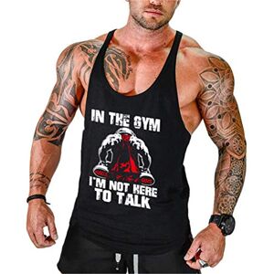 BodyGo Homme Musculation Débardeur sans Manche Maillot de Corps Tank Top Fitness Gym Stringer Stretch T-Shirt - Publicité