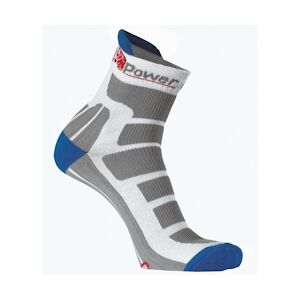 U-Power - Chaussettes mis basses Coolmax blanc gris WIND (Pack de 3) Blanc / Gris Taille Mone size