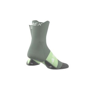 adidas Terrex Trail Agravic Socks - Chaussettes trail Silver Green L (43 - 45) - Publicité