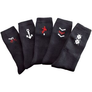 Blancheporte Mi-chaussettes motifs sport - lot de 10 paires - BlancheporteDouces et bien absorbantes, ces chaussettes sont étudiées pour la pratique du sport... tout confort !39/42Noir