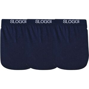 Sloggi Slip fermé forme midi - lot de 3 - 103/108 - Bleu - SloggiLe slip Sloggi® Basic conçu avec la technologie FreeFit Xmove dans un coton révolutionnaire, ultra doux !2XLBleu