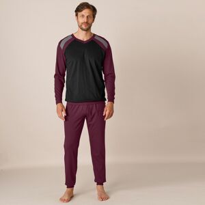 Blancheporte Pyjama Pantalong Tricolore - Lot De 2 - Homme Rouge L