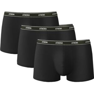 Athena Lot de 3 boxers Ecopack Athena® - Xxl - Noir - AthenaUne coupe parfaite sur une maille douce et extensible... ATHENA® se met en 3 pour allier qualité, confort et prix attractif ! En apportant toujours beaucoup de soin à la confection de ses boxers 