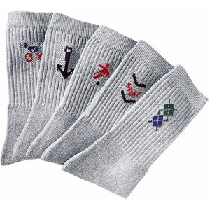 Blancheporte Mi-chaussettes motifs sport - lot de 10 paires - BlancheporteDouces et bien absorbantes, ces chaussettes sont étudiées pour la pratique du sport... tout confort !35/38Gris