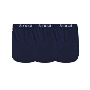 Sloggi Slip Ouvert Maxi - Lot De 3 - Homme Bleu XL