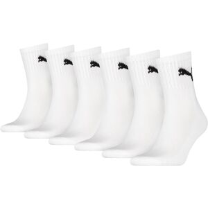 Puma Mi-chaussettes Short Crew - lot de 6 paires blanches ou noires - 43/46 - Blanc - PumaGrande douceur du coton majoritaire et confort haut de gamme avec les mi-chaussettes Short Crew de Puma® conçues pour le sport... Mais parfaites aussi au quotidien p