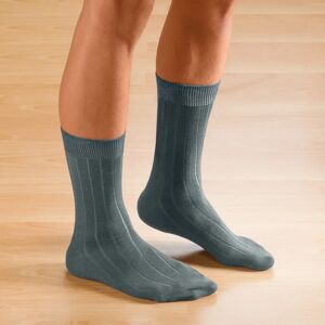 Blancheporte Mi-chaussettes non comprimantes - lot de 2 paires - BlancheporteSans compression, ces mi-chaussettes à côtes larges facilitent la circulation sanguine pour une sensation de bien-être constante.39/42Gris/noir