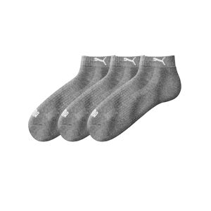 Chaussettes basses matelassees quarter - lot de 3 paires - 39/42 - Gris - PumaFaites toujours un pas dans la bonne direction avec ses socquettes de sport matelassees de PUMA®.39/42Gris