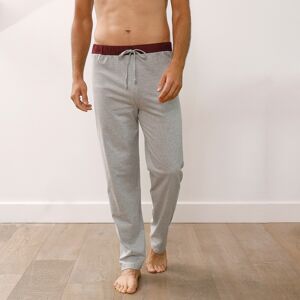 Blancheporte Pantalon Pyjama Bas Droits - Lot De 2 - Homme Gris/rouge XL/56/58