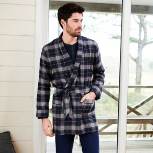 Blancheporte Veste D'intérieur Flanelle Col Châle - Homme Bleu XL