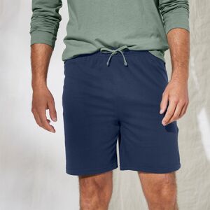 Blancheporte Short Pyjama Uni Marine - Homme Bleu 4XL