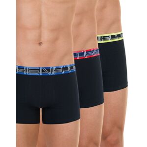 Lot de 3 boxers Full Stretch - Xl - Noir - AthenaUne innovation en coton stretch respirant et extensible a l?extreme, qui suit tous les mouvements du corps, grace a une maille jersey de coton, avec un fort pourcentage d?elasthanne. Un boxer ATHENA® pour h