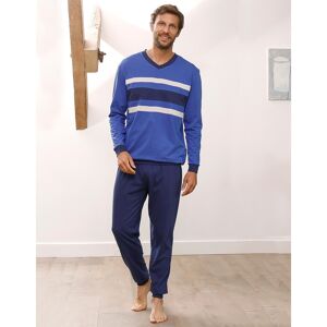 Blancheporte Pyjama Pantalong Tricolore - Lot De 2 - Homme Bleu/gris 2XL