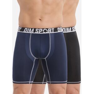 Dim Lot De 2 Boxers Longs Dim Sport® - Homme Bleu/noir L